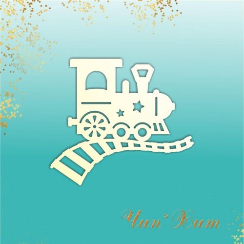 Заготовка для тиснения "Паровозик"