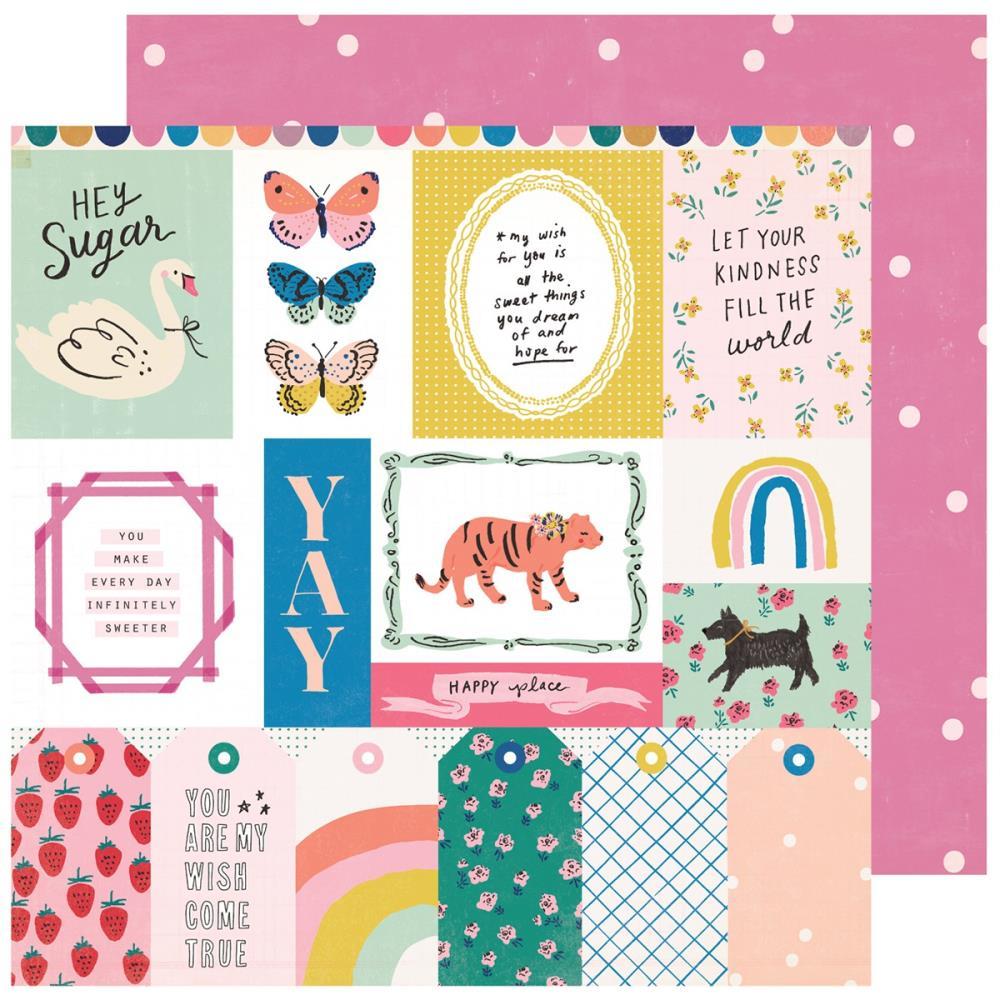 Двусторонняя бумага Maggie Holmes Sweet Story 12"X12" by Crate Paper - Sweet Treat