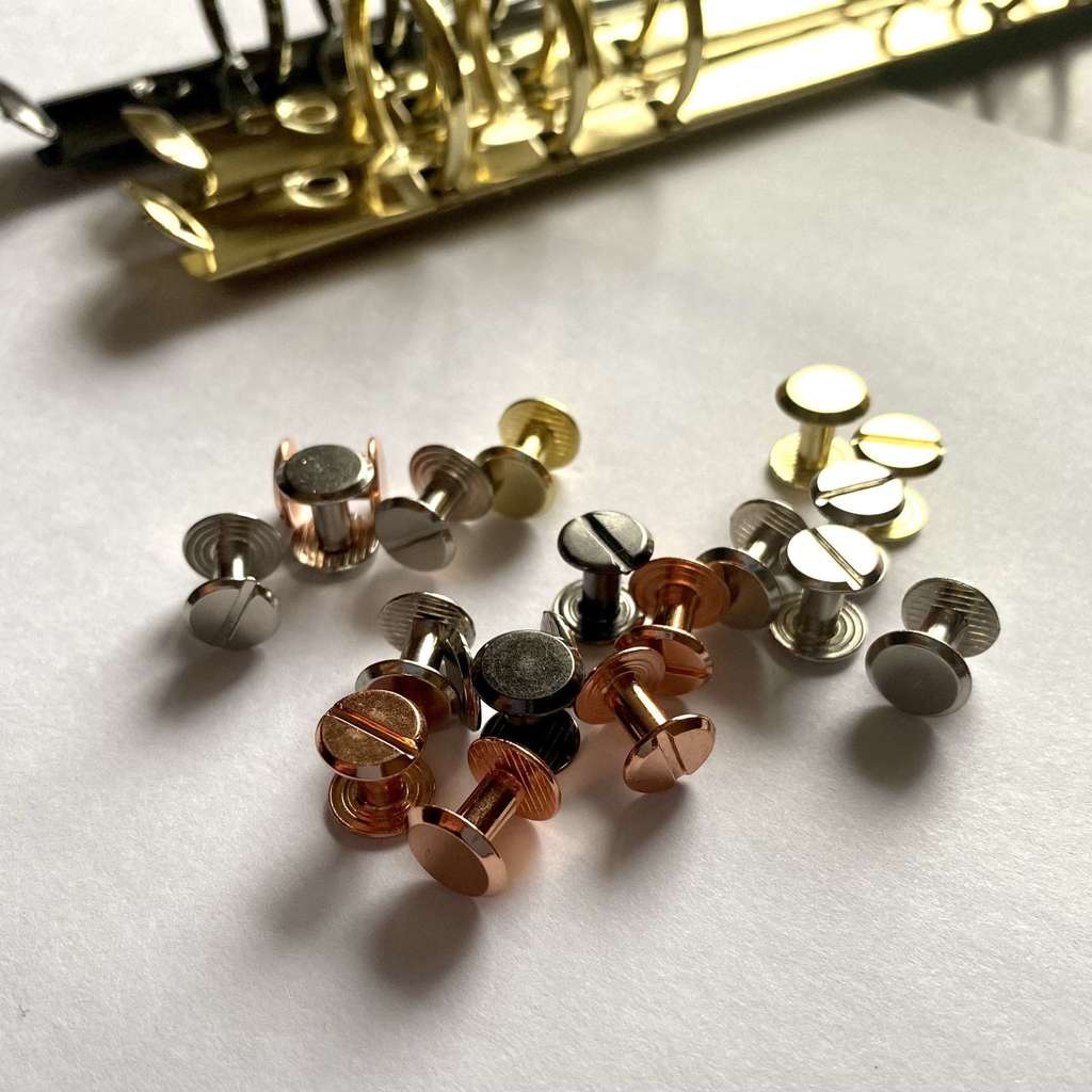 Болтики для крепления кольцевых механизмов (1 пара), 8 мм - в ассортименте