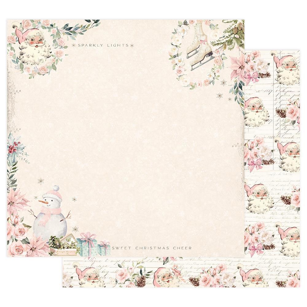 Двусторонняя бумага Prima Marketing Sugar Cookie By Frank Garcia 12"X12" - Christmas Cheer