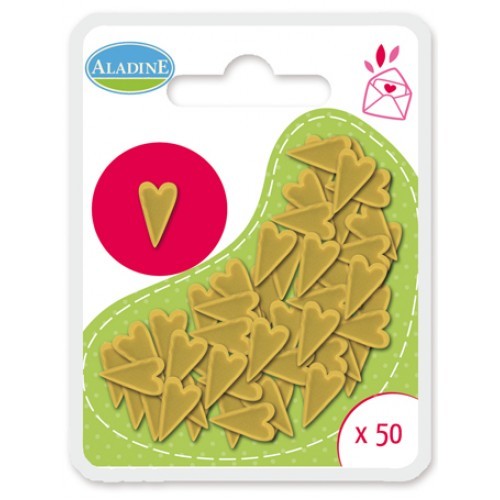 Набор брадс "Золотые сердца" 50 шт. от Aladine