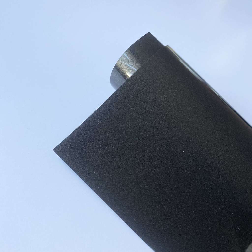 Термотрансферная пленка - Черная металлик