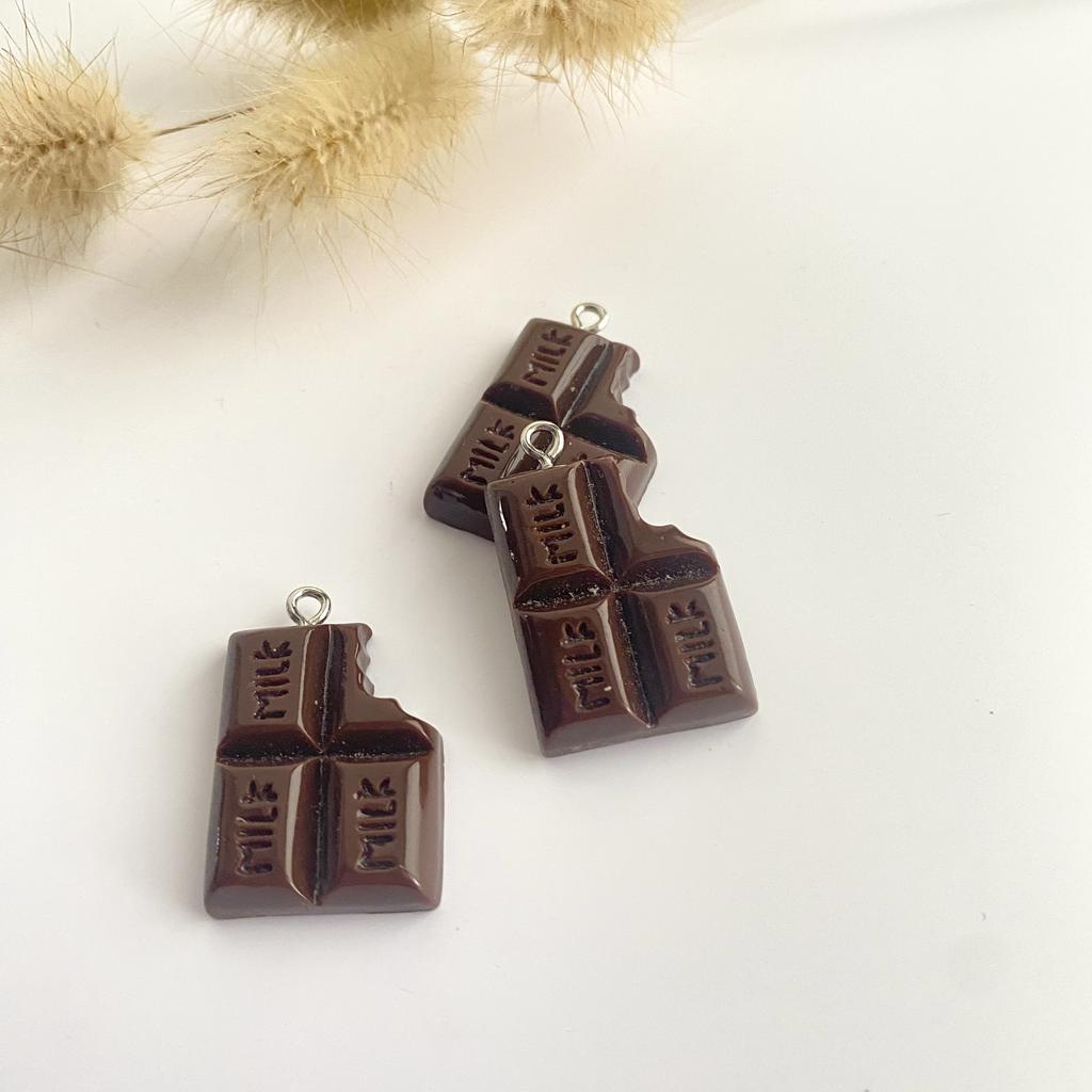 Подвеска "MILK" - шоколад