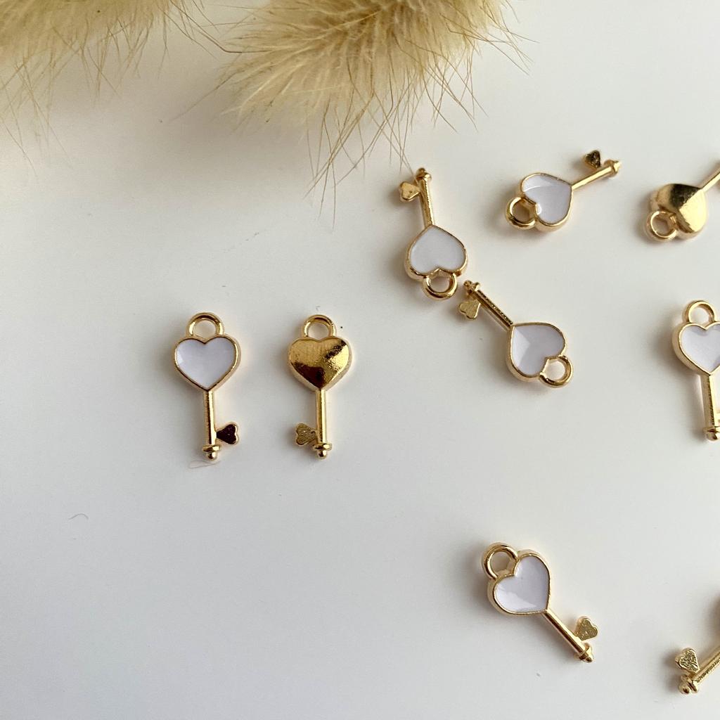 Подвеска "Сердце-замок" - золото