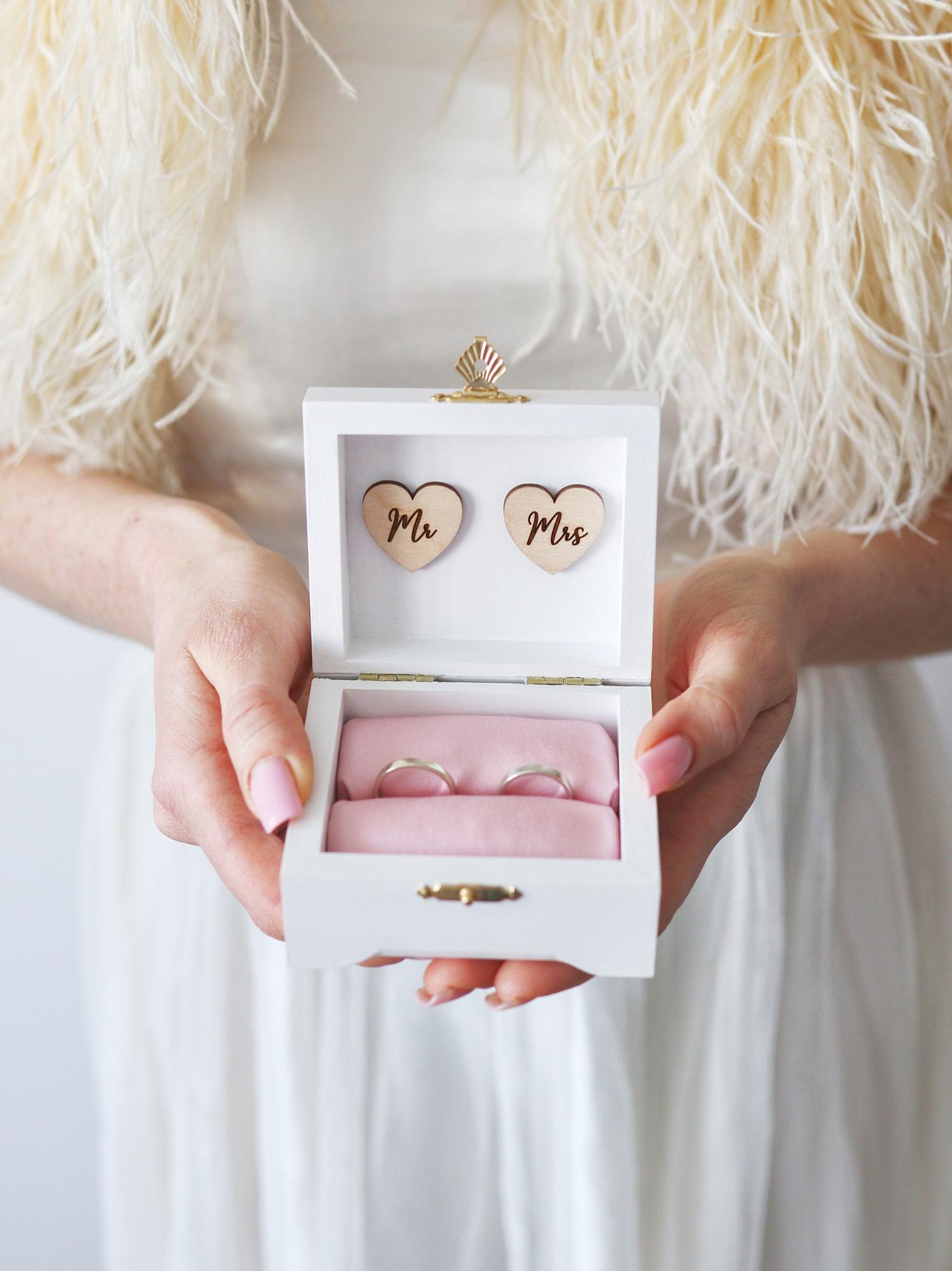 Шкатулка с сердечками Mr & Mrs #4