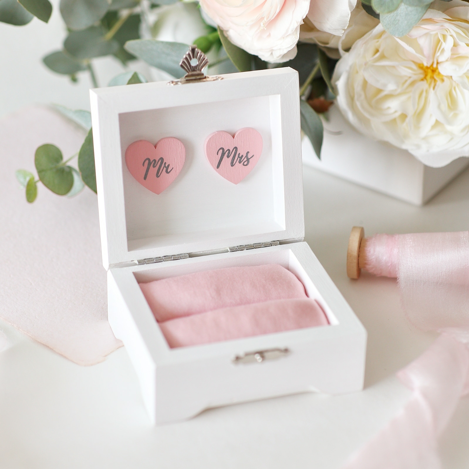 Шкатулка с сердечками Mr & Mrs #5