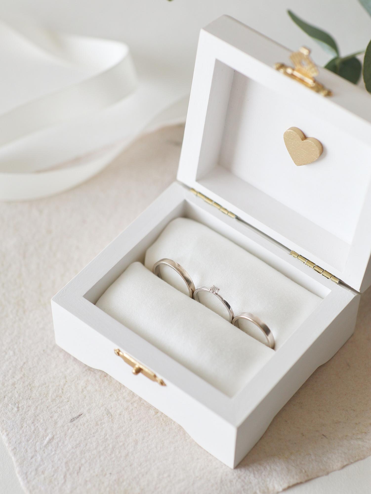 Шкатулка на свадьбу с сердечком #2