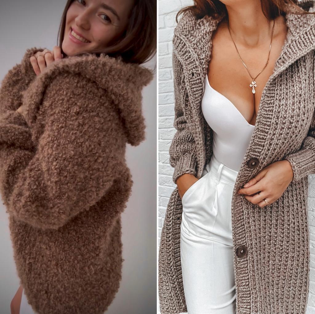 Кардиган с капюшоном