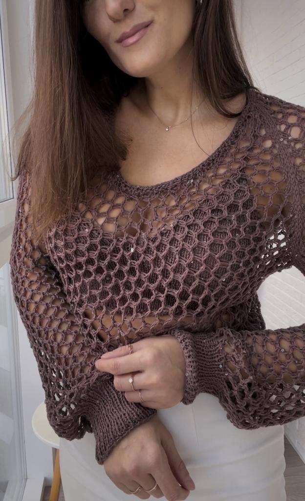 МК Свитер СОТЫ с топом