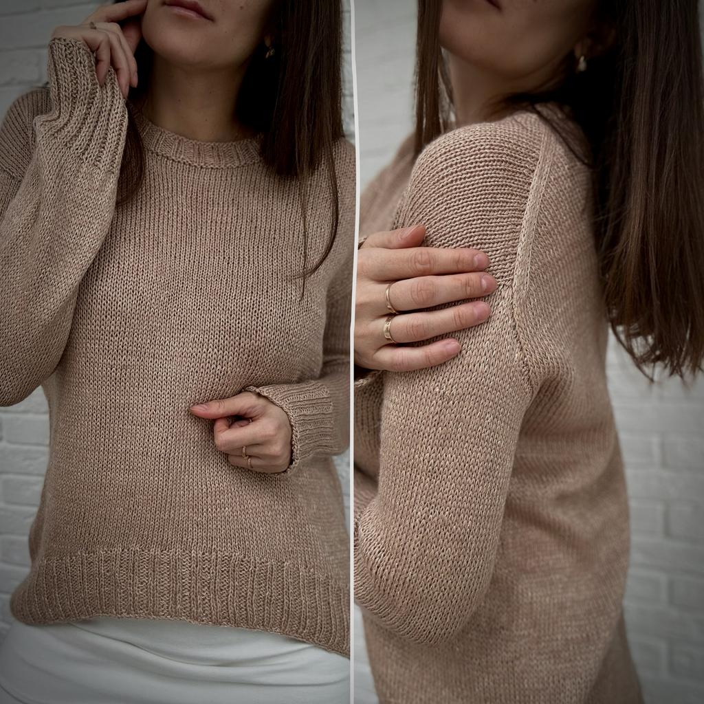 СВИТЕР С ЯПОНСКИМ ПЛЕЧОМ oversize