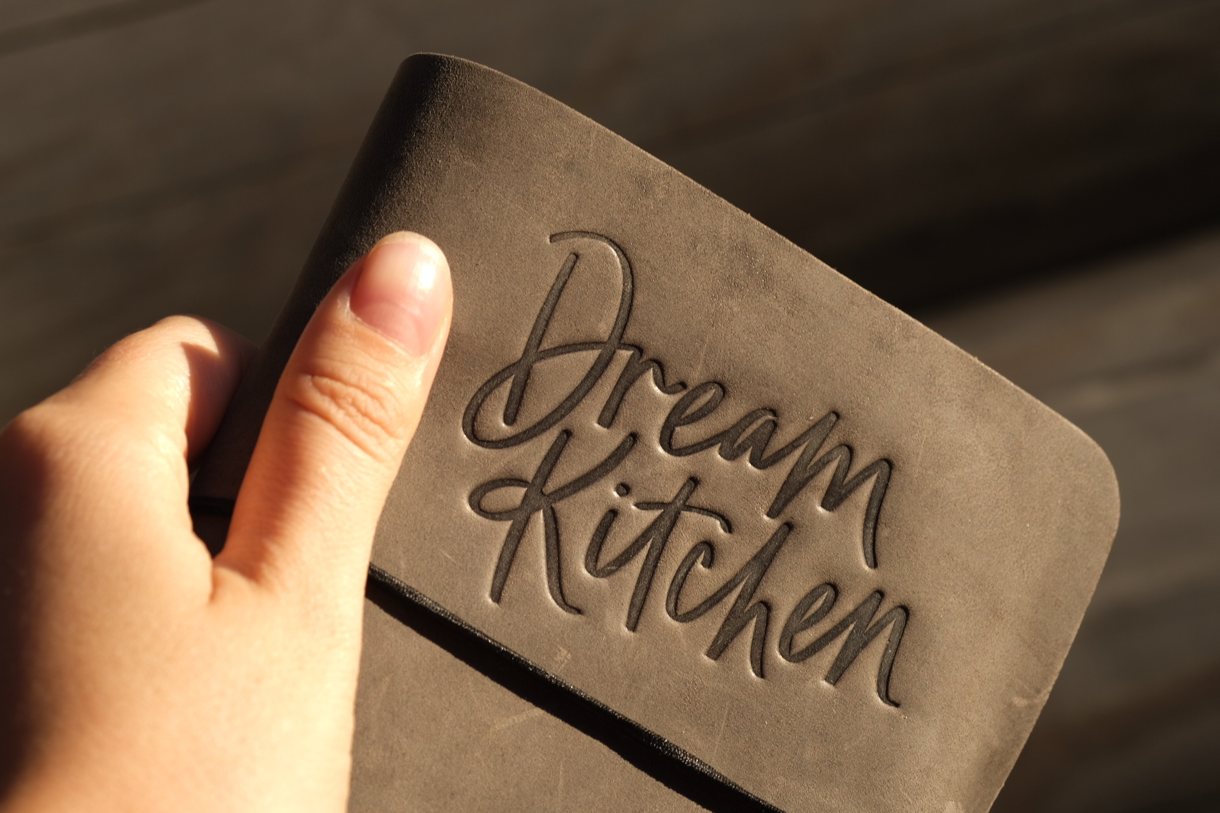 “Dream Kitchen” Тиснение для кулинарной книги