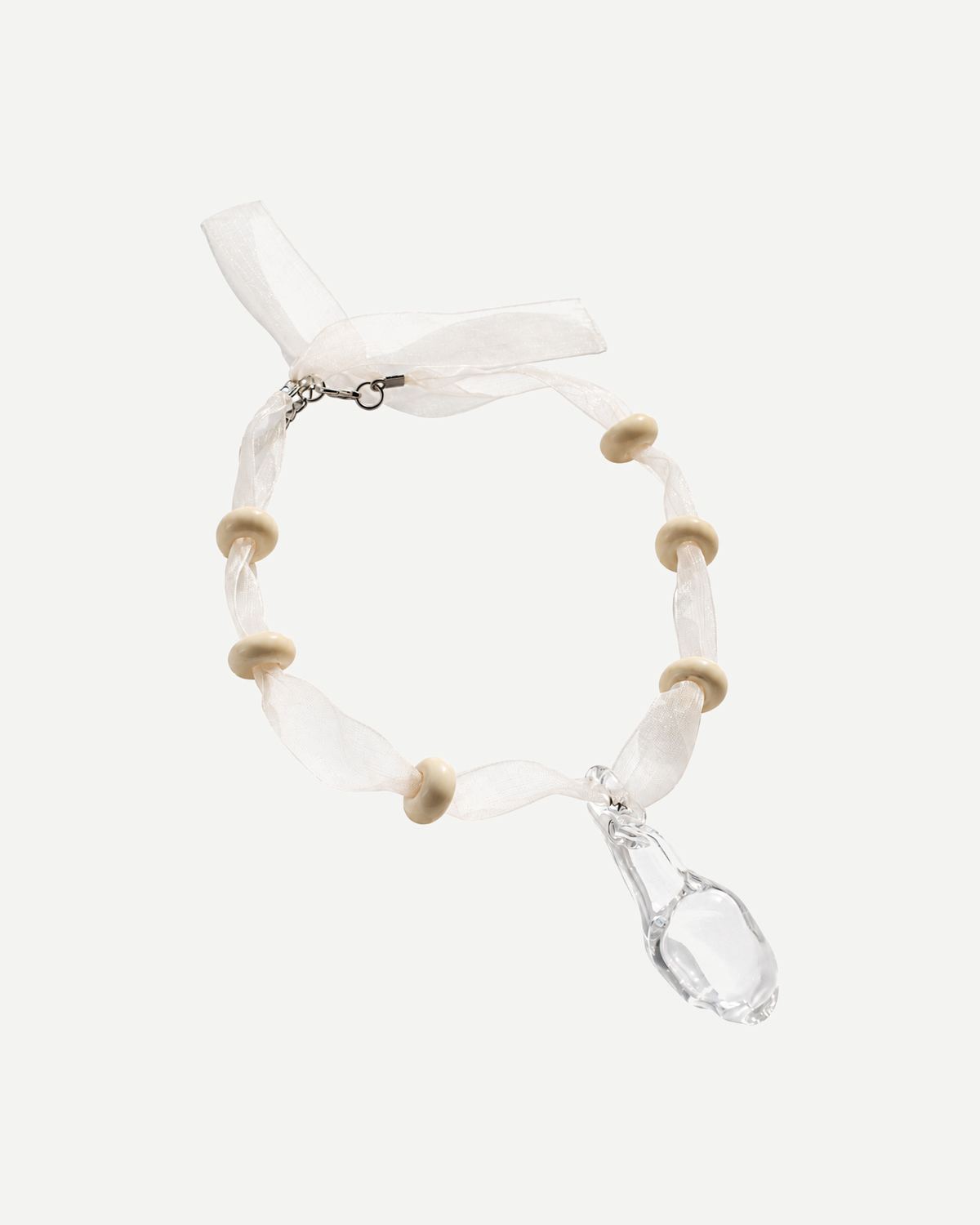 Airy Drop Ribbon Choker