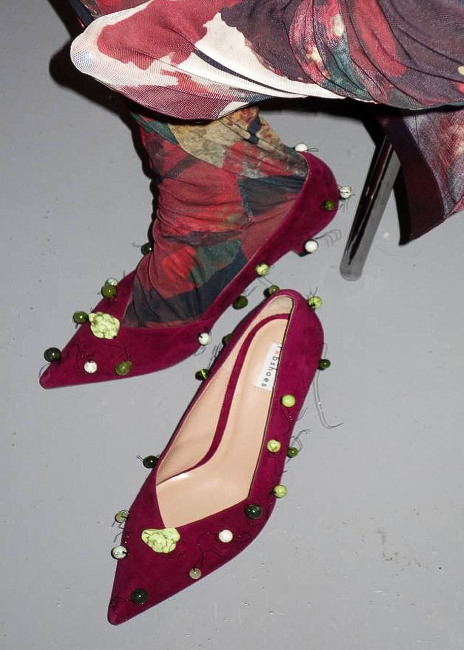 Stone Polka Dots Shoes