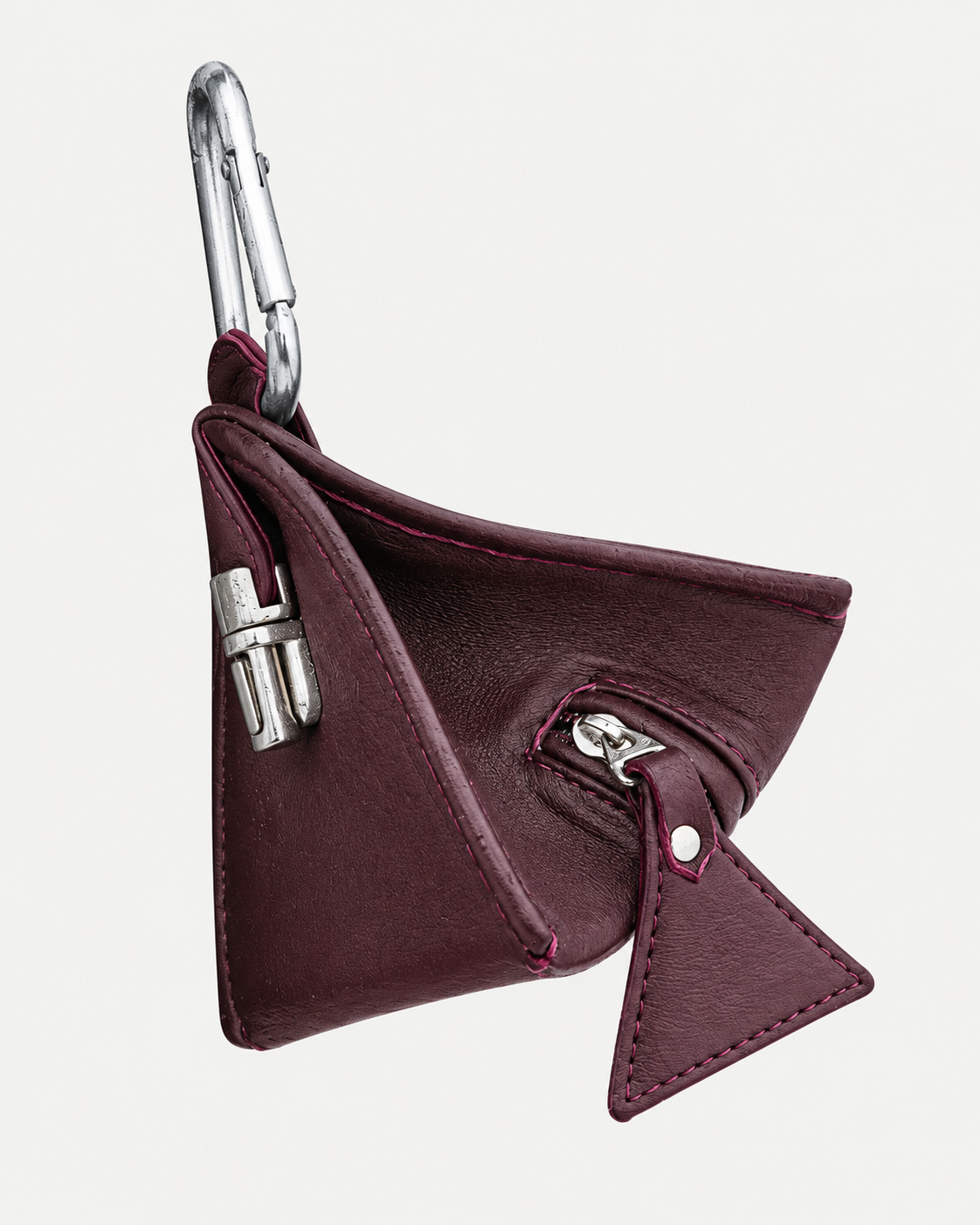 Triangle Bag — Burgundy