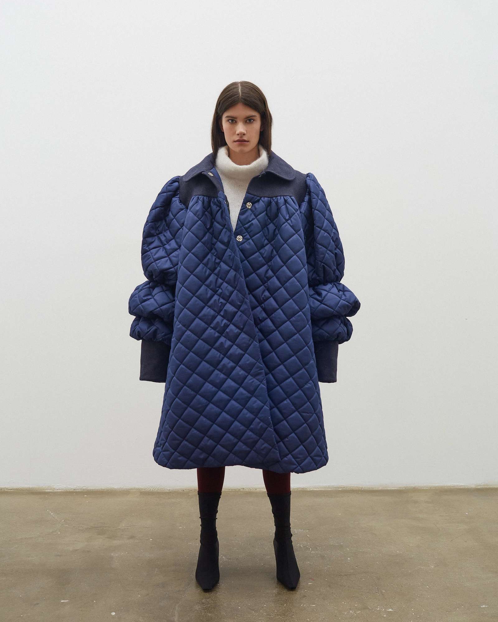 Across the Seas Quilted Coat