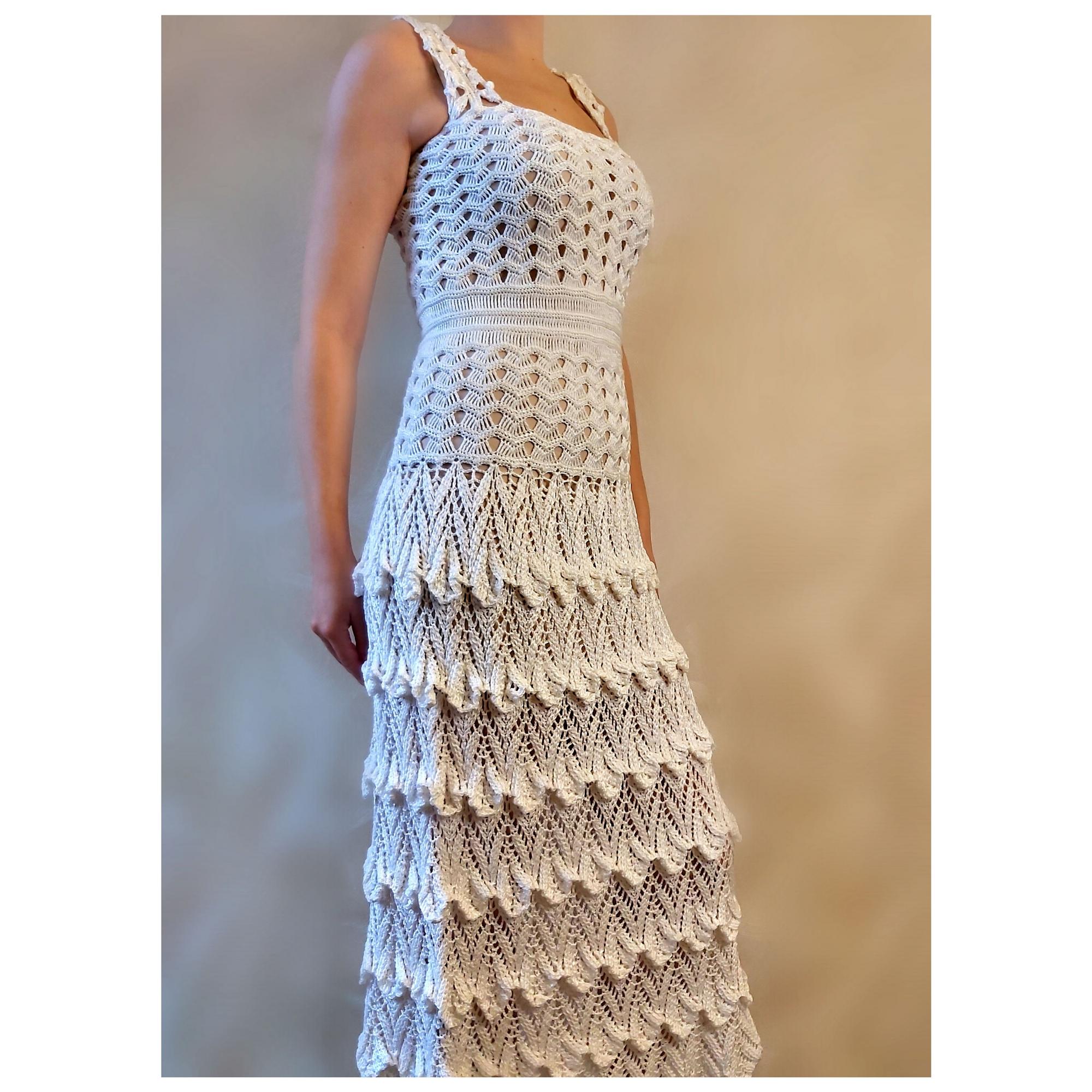 Мастер-Класс по вязанию крючком платья "МосквА"