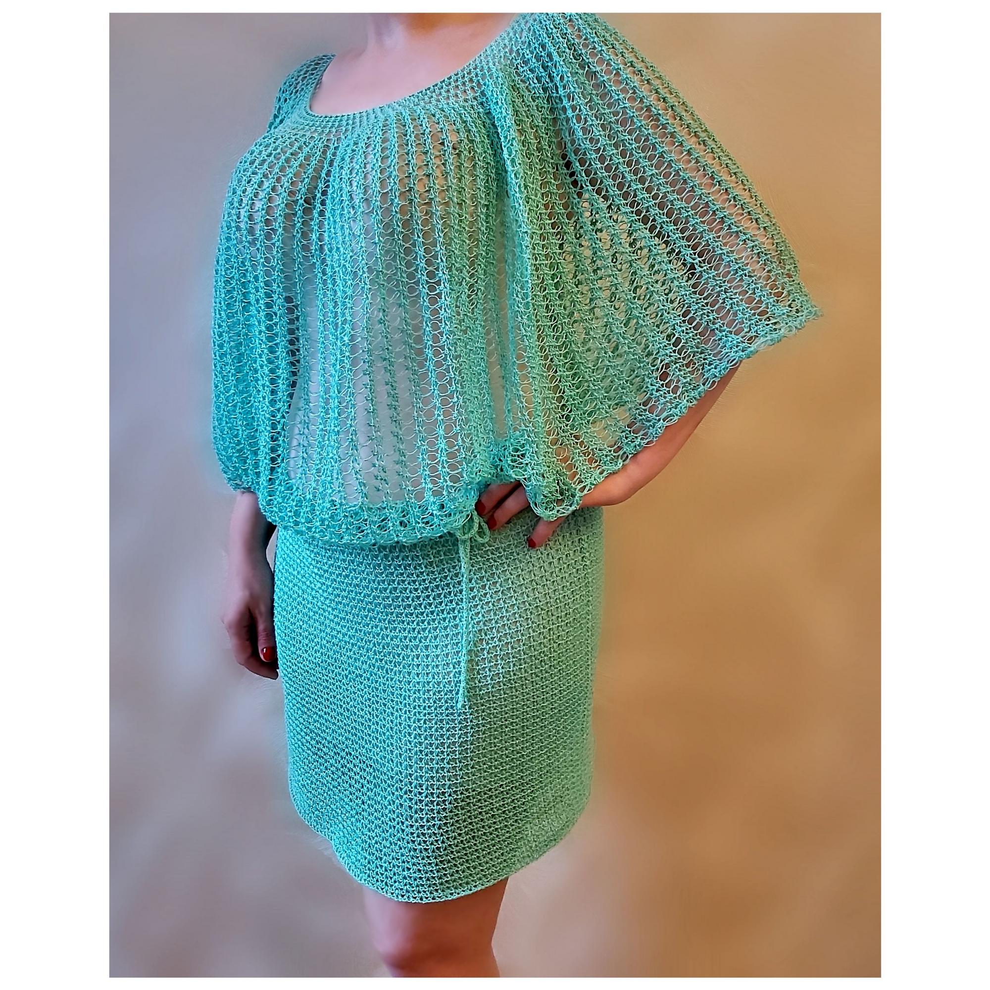 Мастер-Класс по вязанию крючком туники "Солнце Соломона"