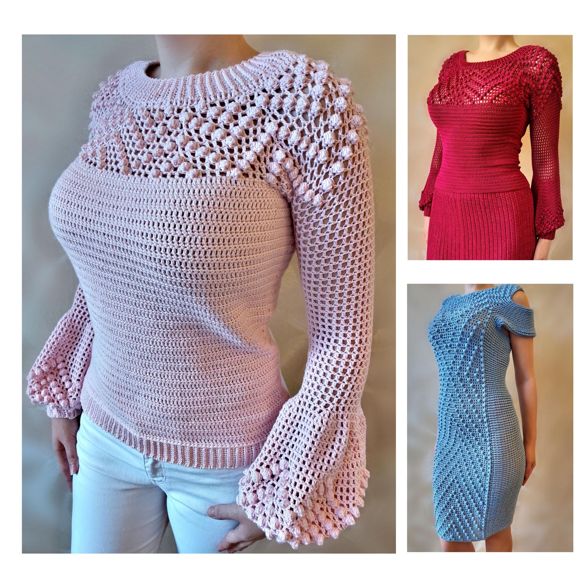 Мастер-Класс по вязанию крючком "Моне"