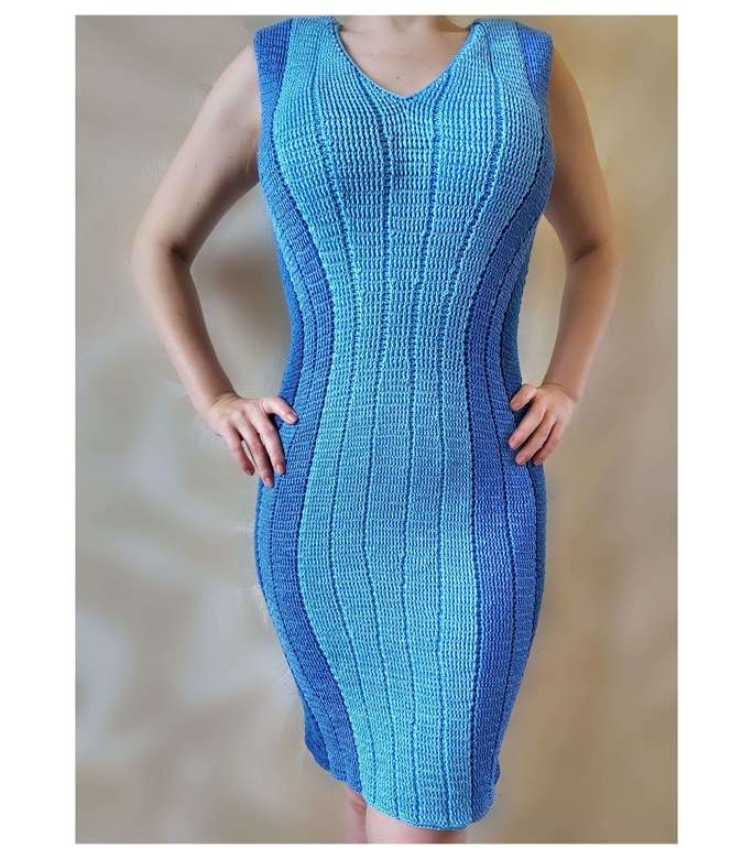 Мастер-Класс по вязанию крючком платья "ТриО"