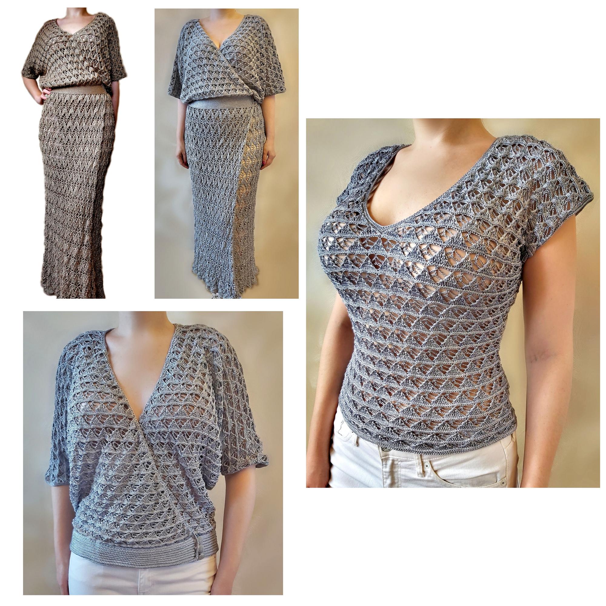 Мастер-Класс по вязанию крючком платья "СаХаР"