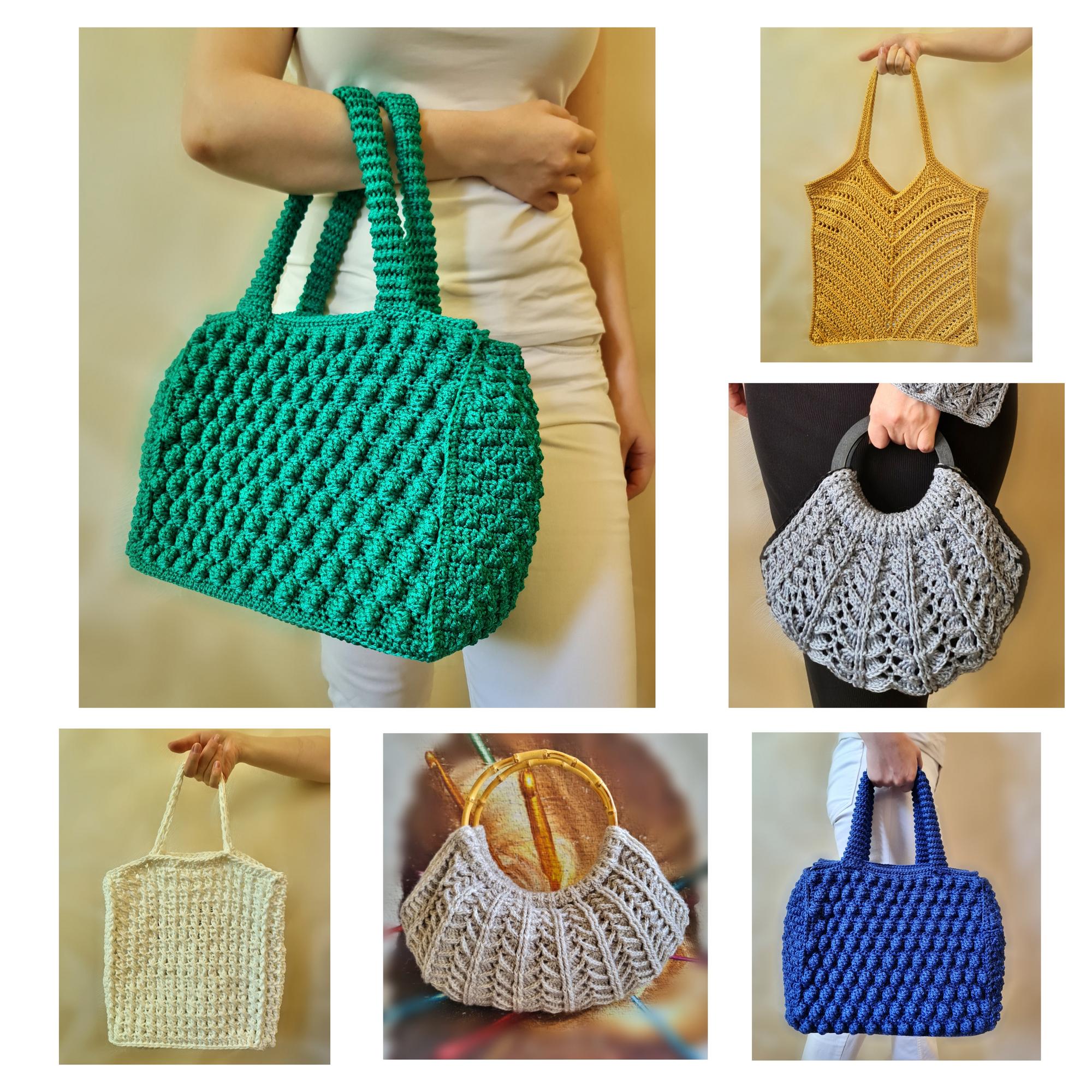 Мастер-Класс по вязанию крючком "Сумки"