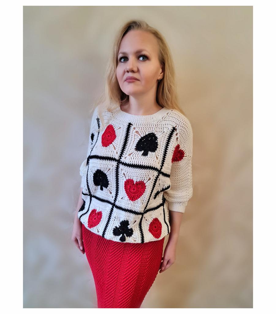 Совместное вязание крючком "Джокер"