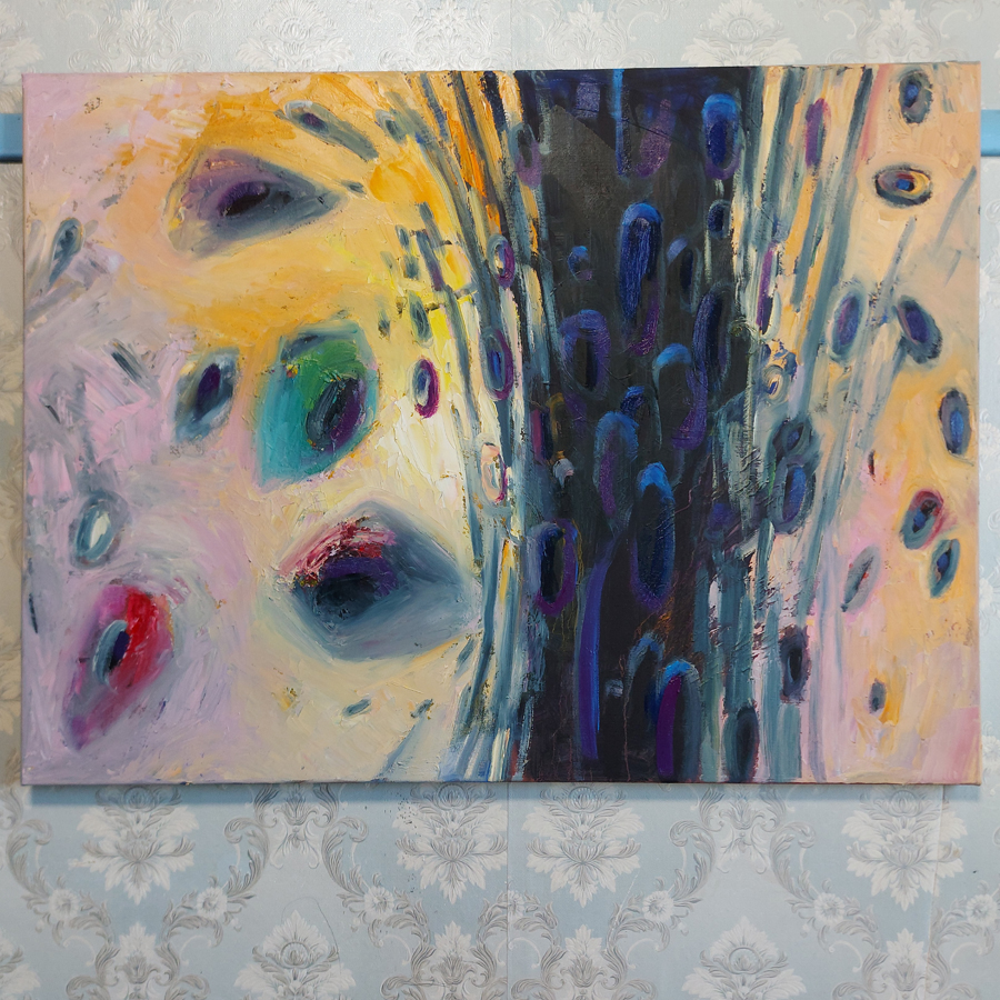 Картина "ПОТОК" холст масло