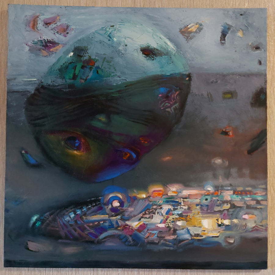 Картина " ТАИНСТВЕННЫЙ ОСТРОВ" холст масло