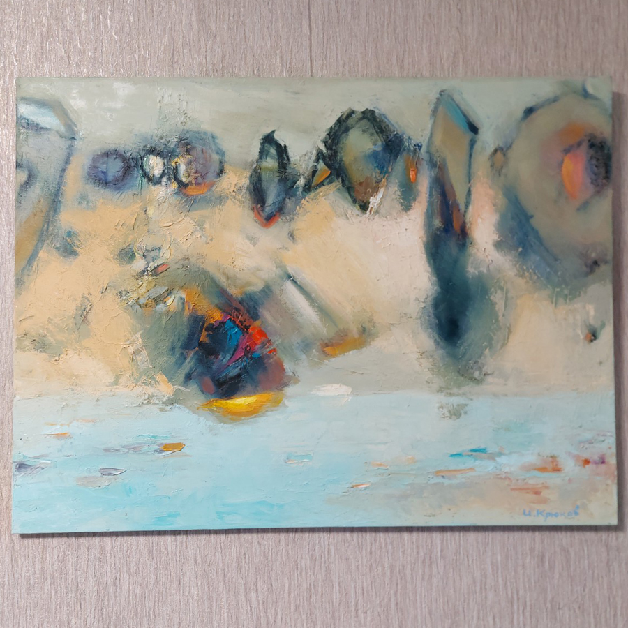 Картина "ПРЕДЧУВСТВИЕ" холст масло