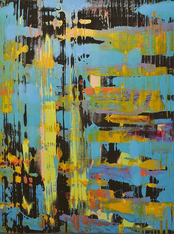 Картина Абстракция  "Music-3" холст акрил