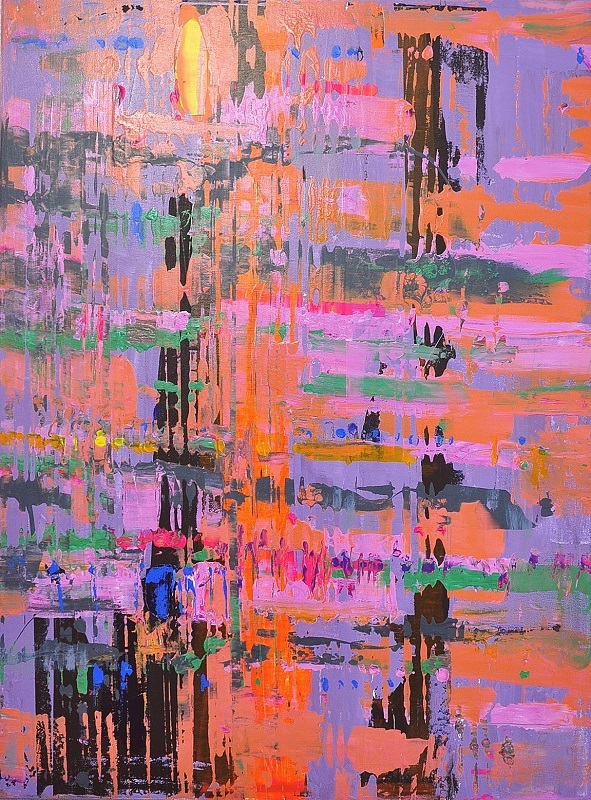 Картина Абстракция  "Music-4" холст акрил