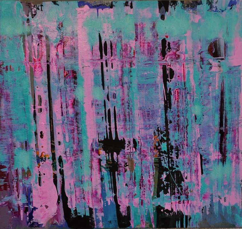 Картина Абстракция  "Утро А 3.1-1" холст акрил