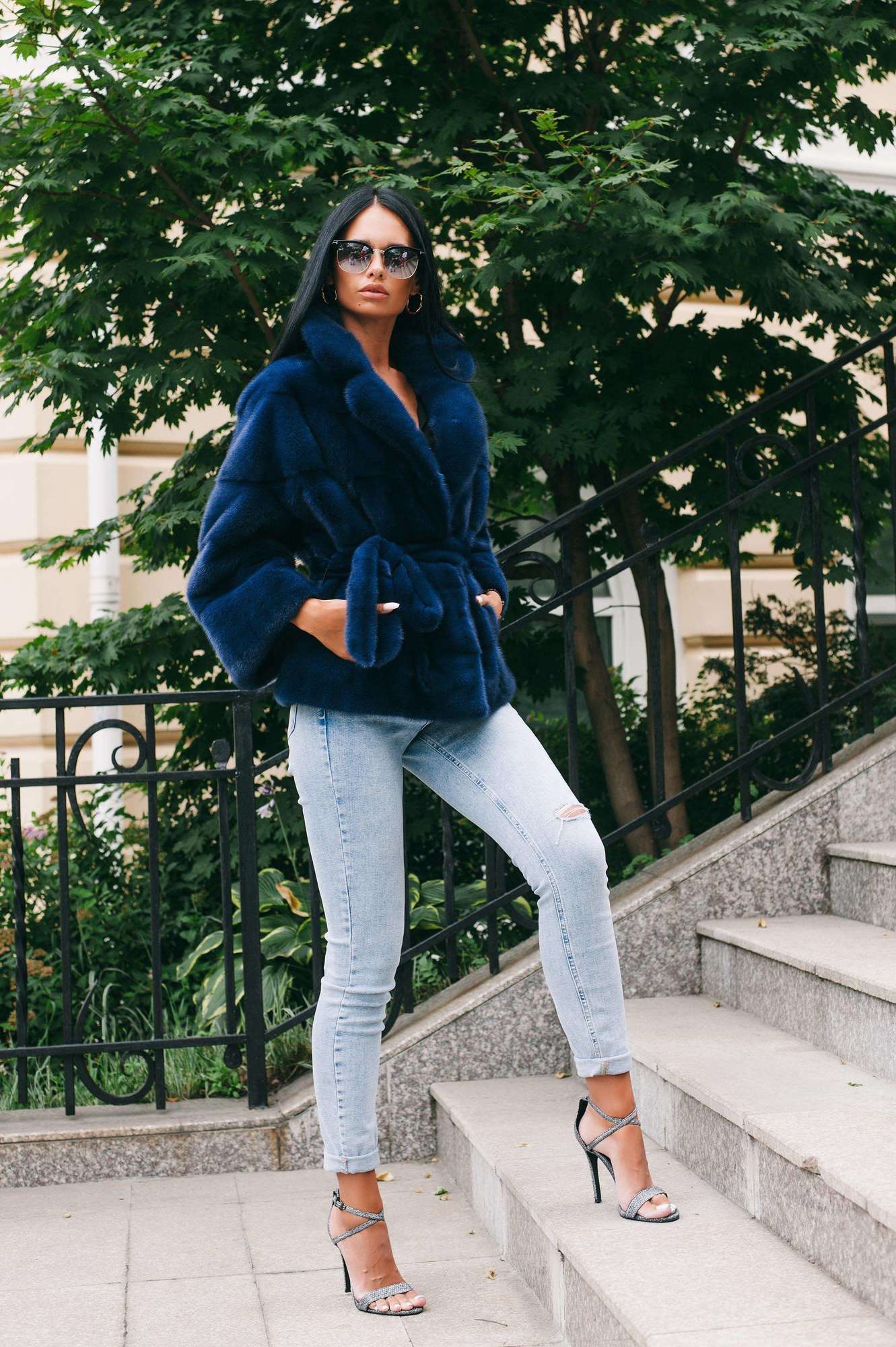 Изящный норковый пиджак