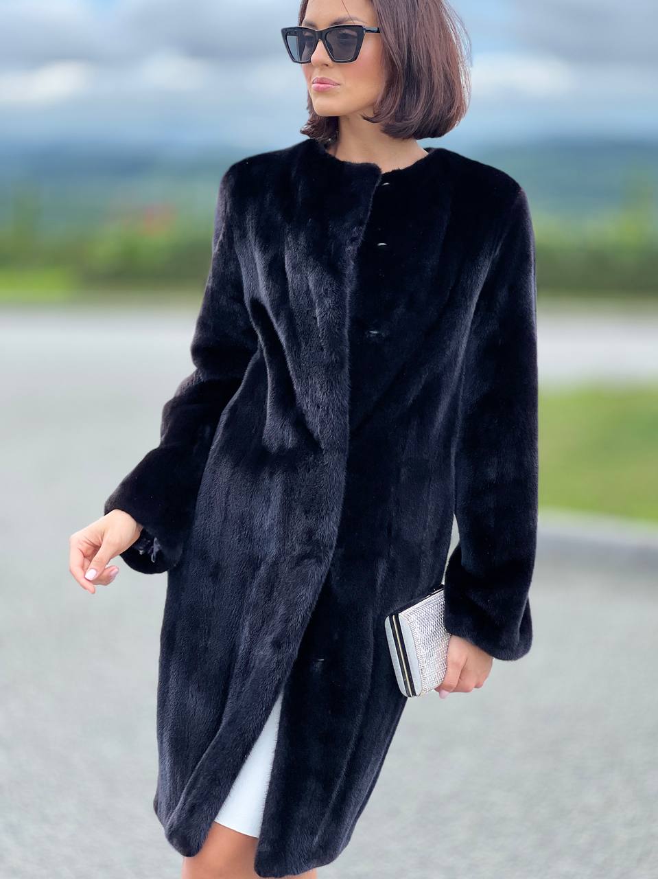 Шуба из меха BLACKGLAMA