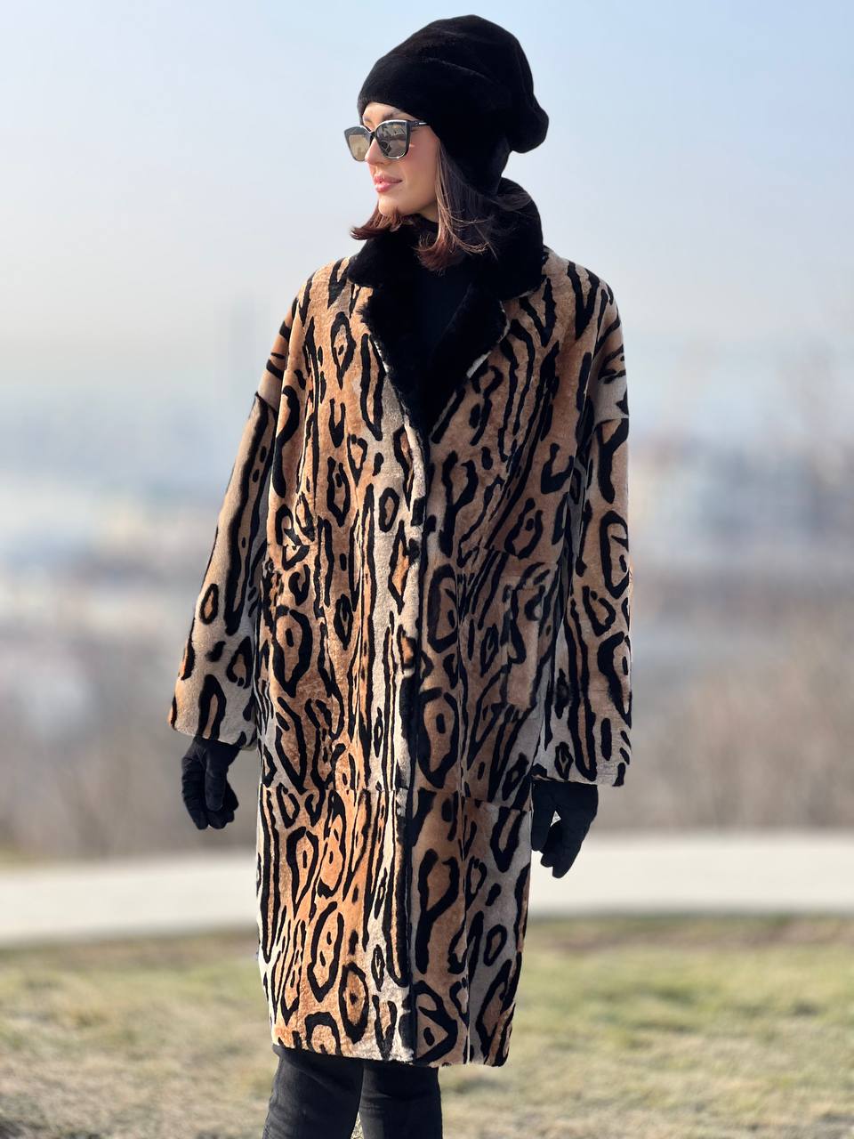 Дубленка из меха овчины