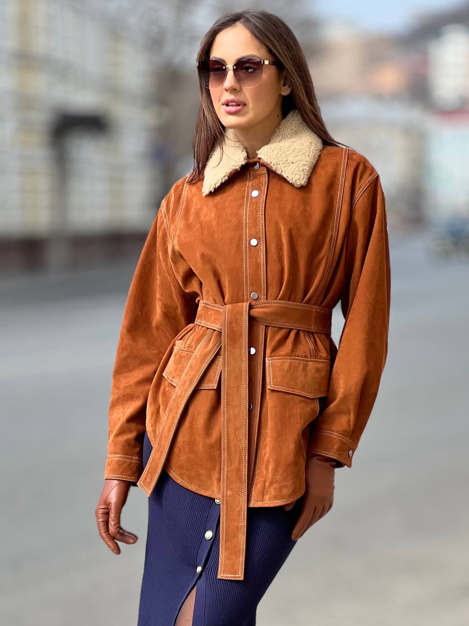 Стильная куртка-рубашка