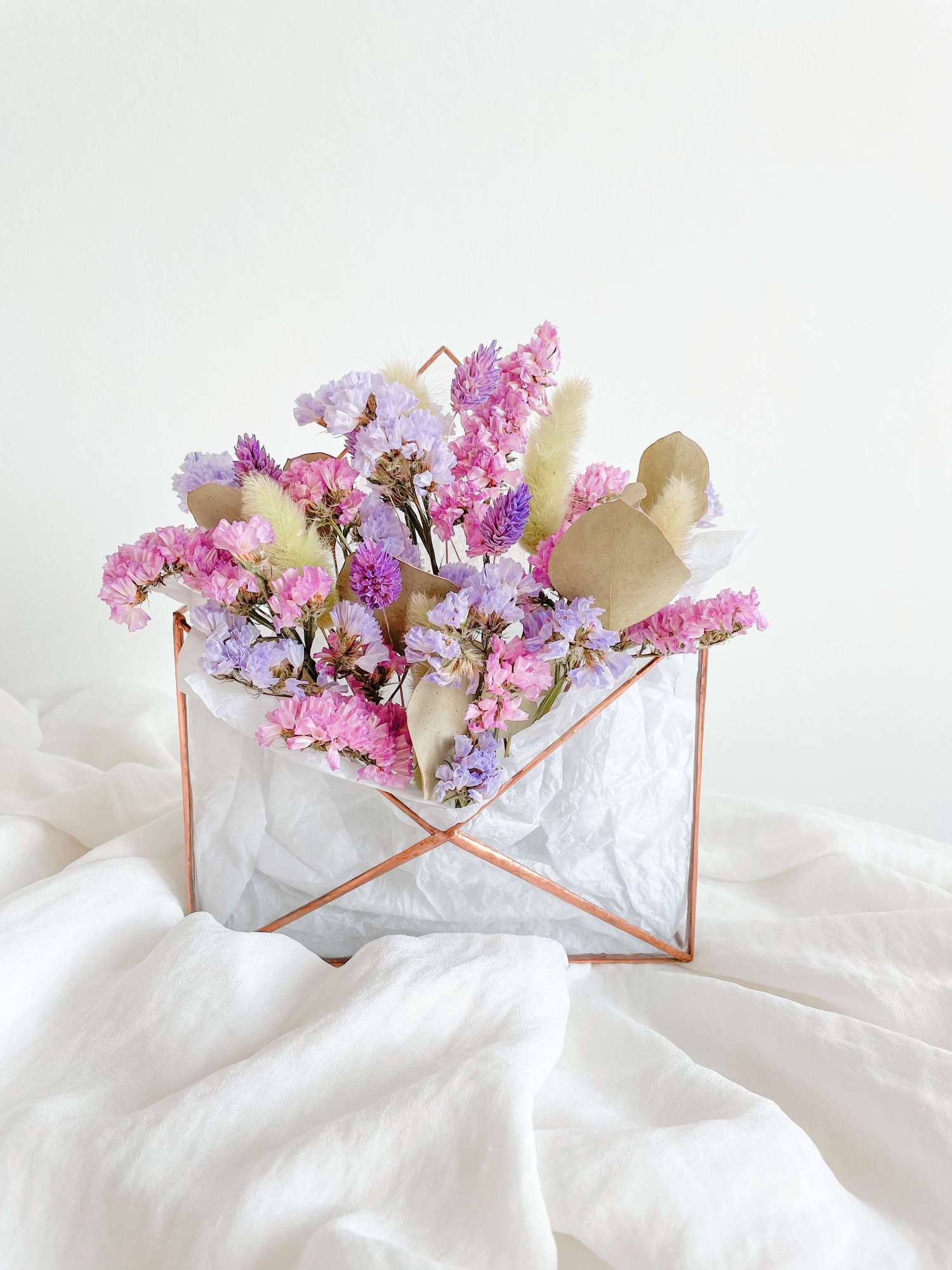 конверт с сухоцветами Цветочный (под заказ)