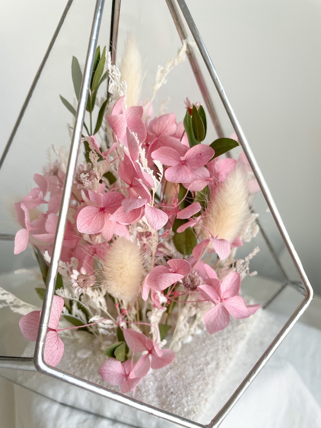 флорариум с сухоцветами Фламинго