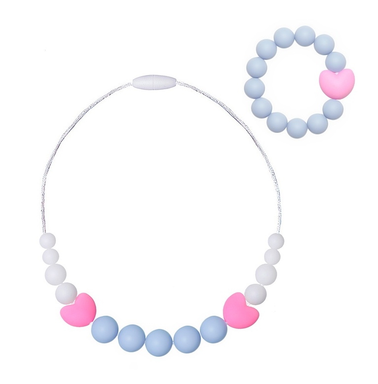 Комплект детский Мия / розово-голубой