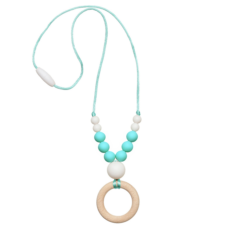 Силиконовые слингобусы Джулия / колечко, бирюзовые