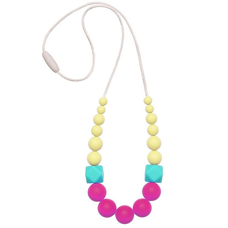 Силиконовые слингобусы Лаура / малиново-желтые