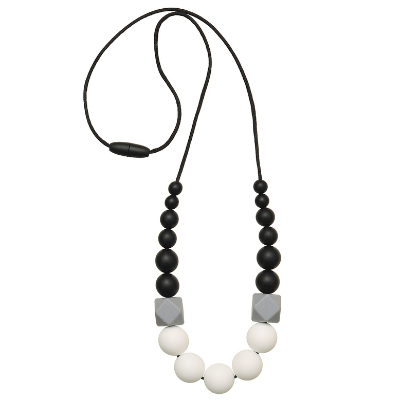 Силиконовые слингобусы Лаура / бело-черные