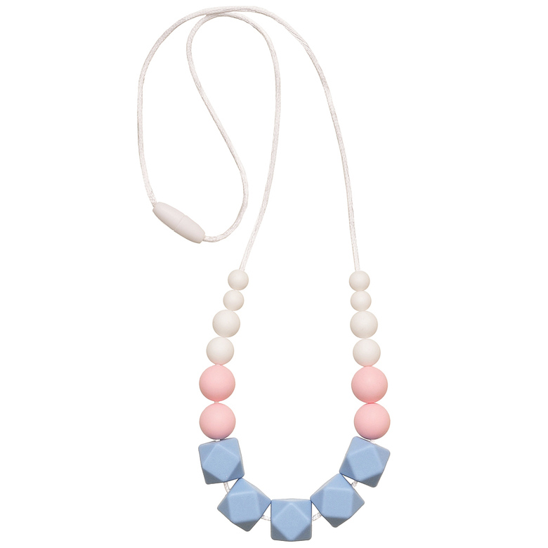 Силиконовые слингобусы Агата / розово-голубые