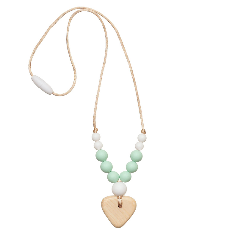 Силиконовые слингобусы Джулия / сердечко, мятные