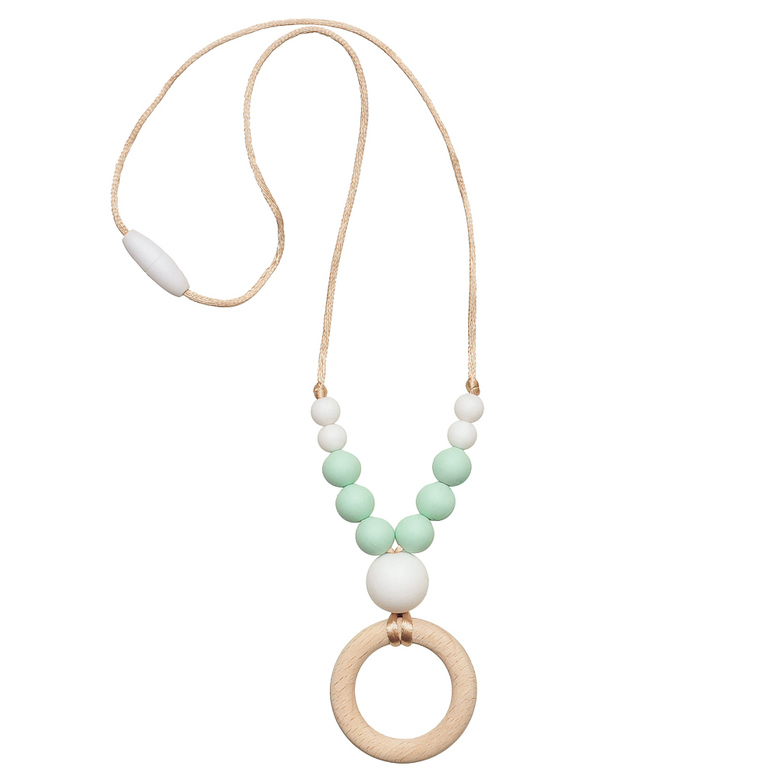 Силиконовые слингобусы Джулия / колечко, мятные