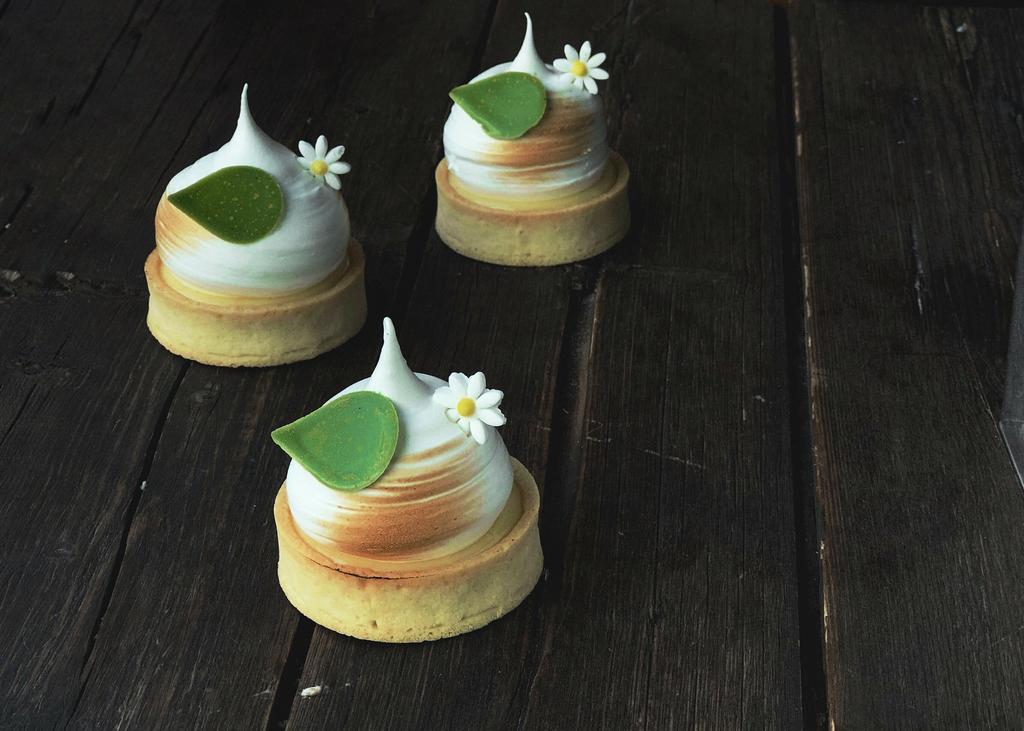 лимонная тарталетка с кремом