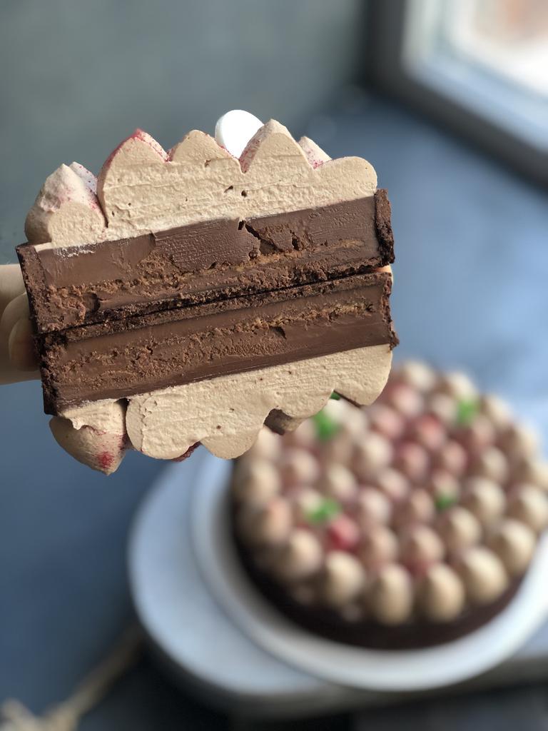 Шоколадно-карамельный тарт