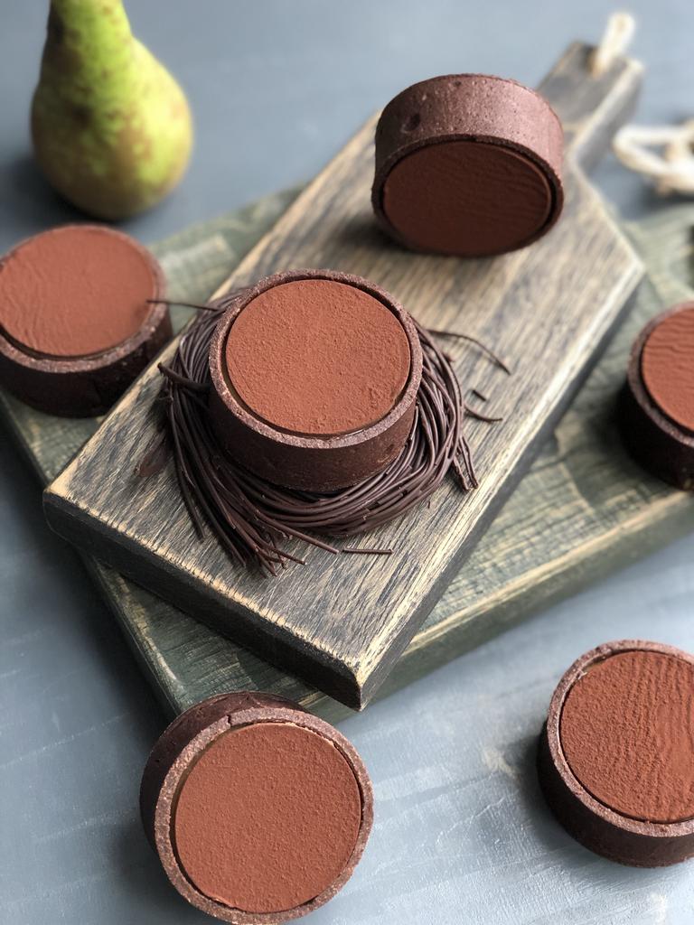 тарталетка шоколад груша рецепт