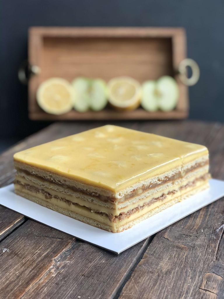 муссовый торт яблоко лимон