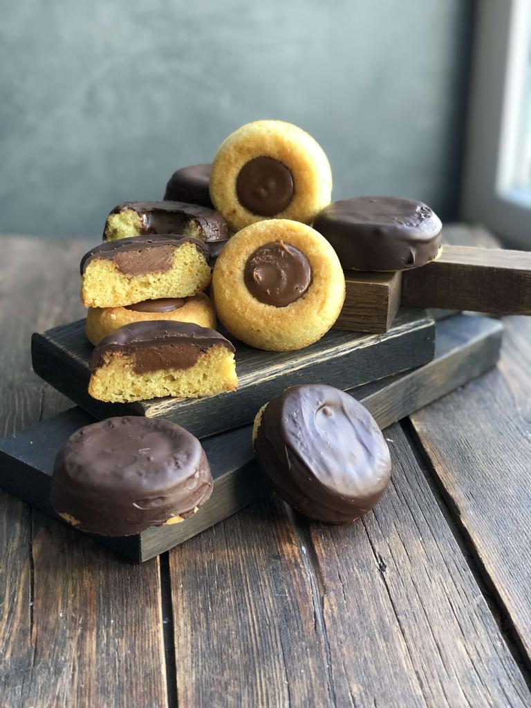 мадлен с кофейным ганашем